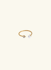 Stone & Pearl Ring